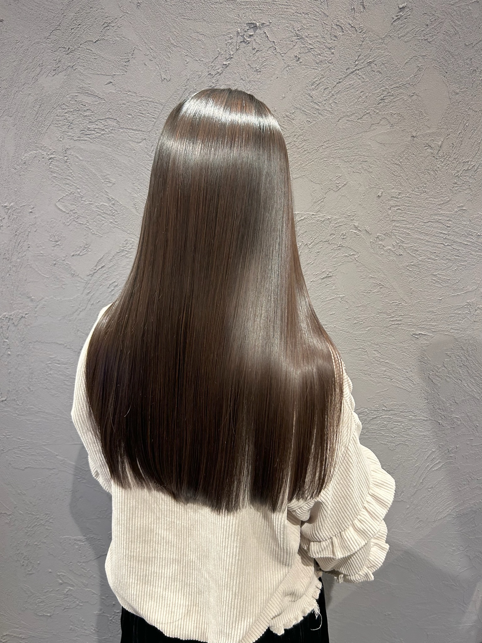 美髪トリートメント仕上がり