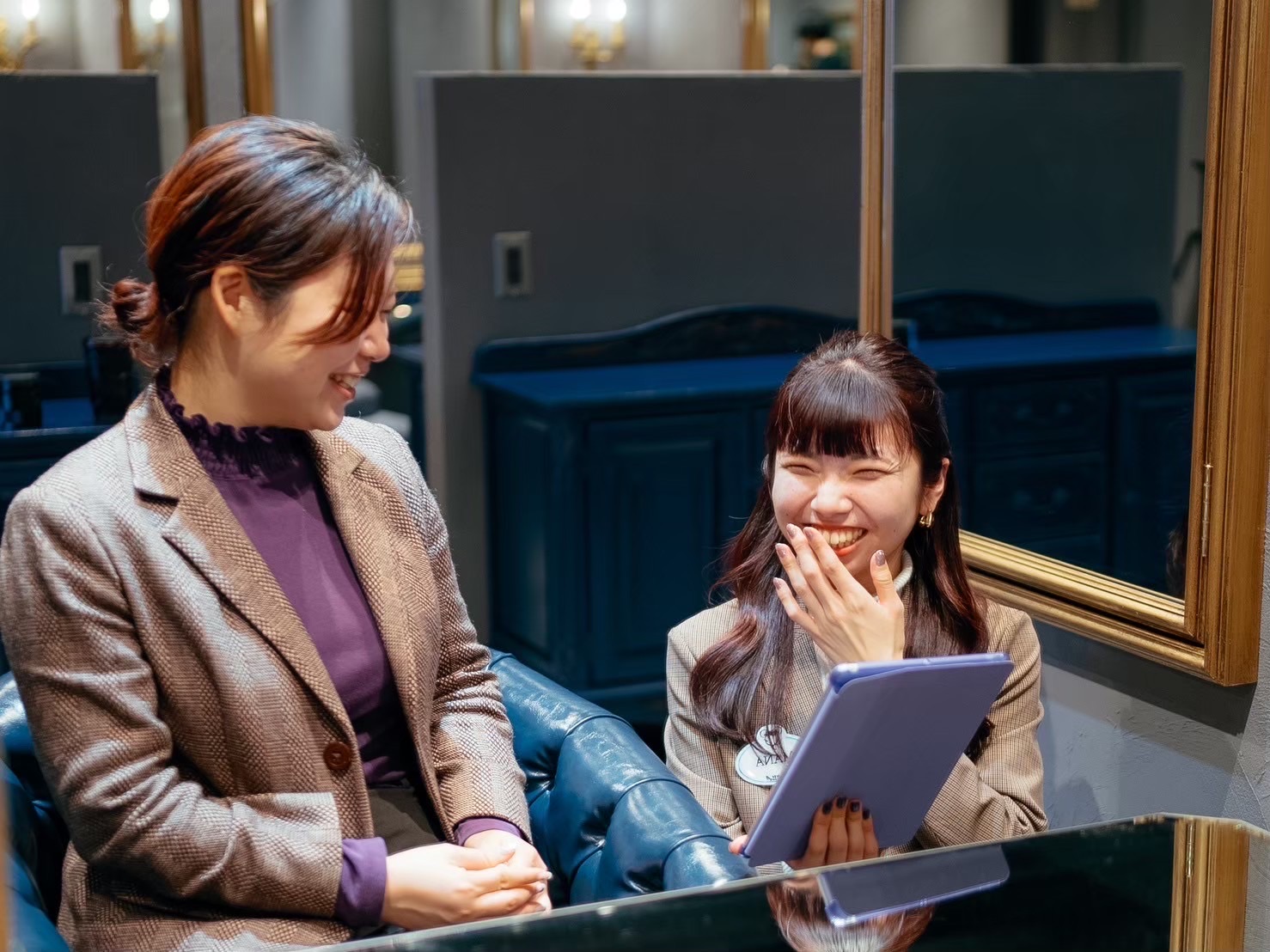 スタッフの笑顔